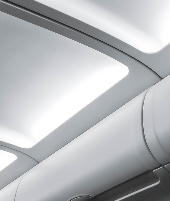 Interior panel lamination