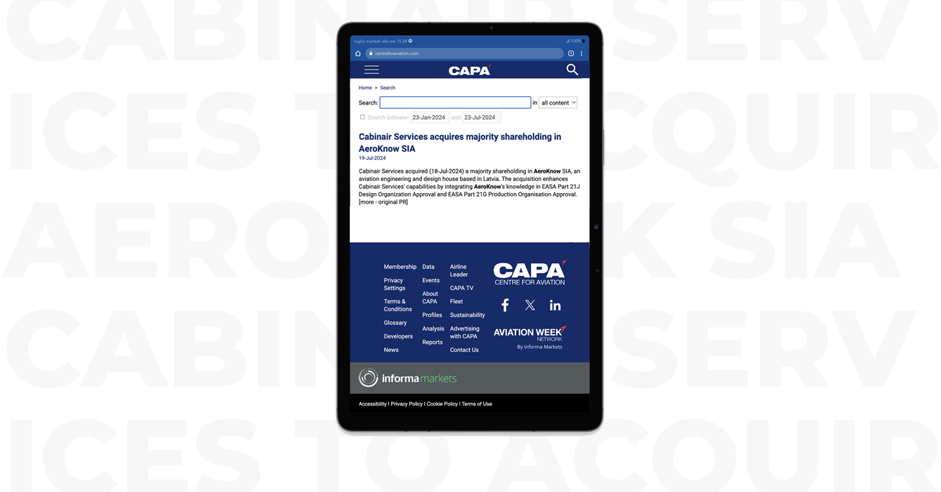 CAPA - Centre for Aviation