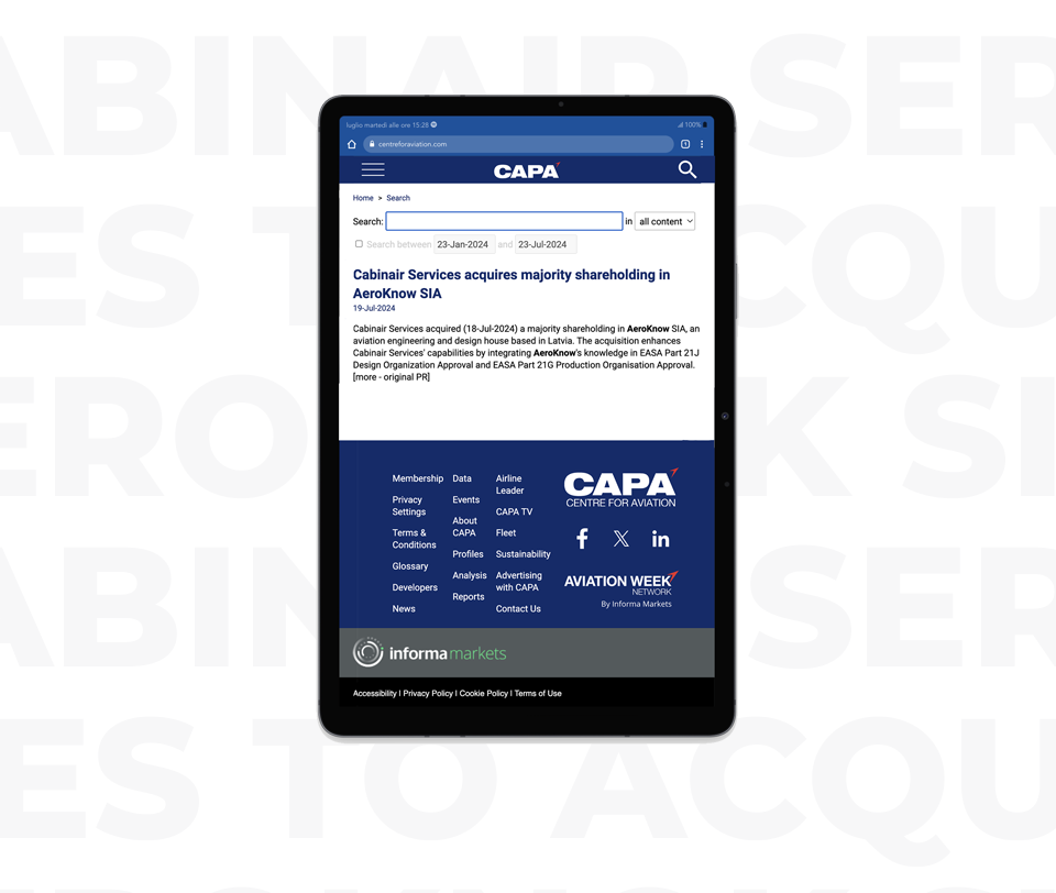 CAPA - Centre for Aviation