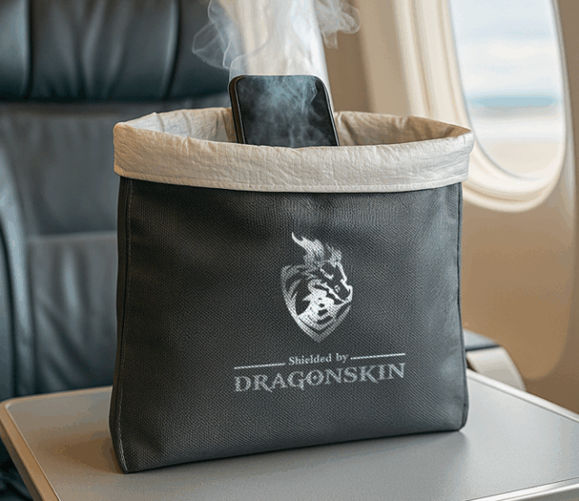 Dragonskin - PED safety bag for Airlines
