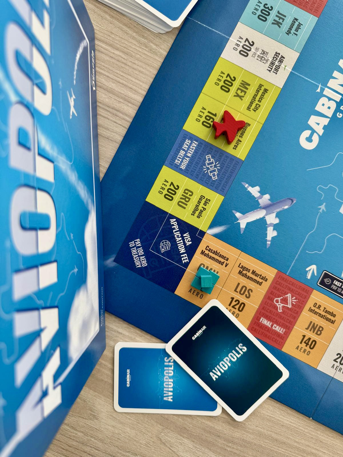 Aviopolis The aviation Board Game - Cubes