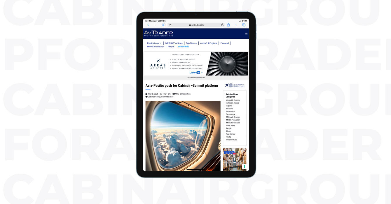 Asia-Pacific push for Cabinair - Summit platform