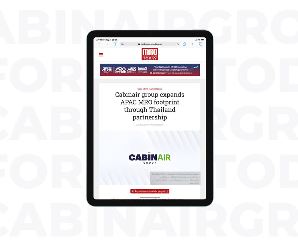 Cabinair group expands APAC MRO footprint through Thailand partnership