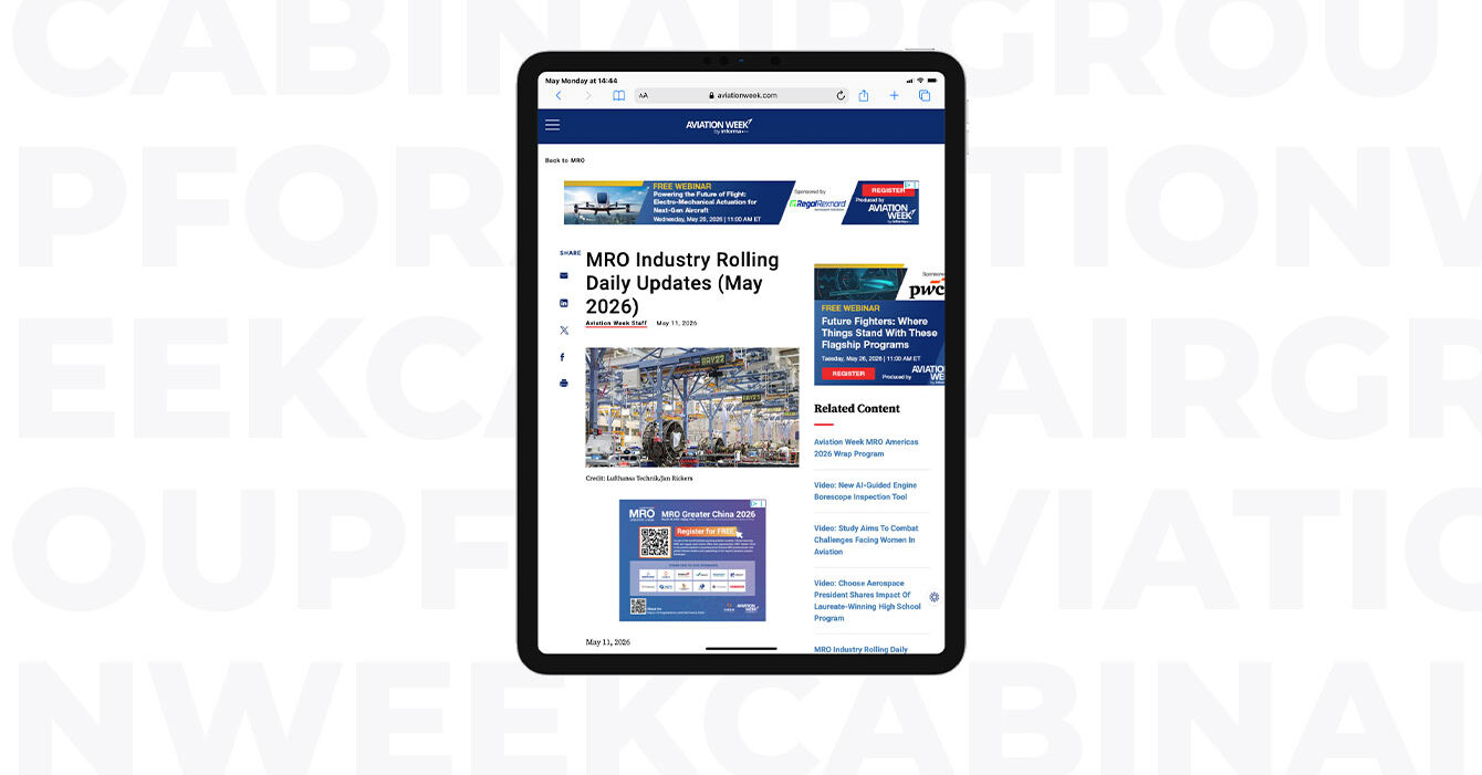 Cabinair Group - Aviation Week press release