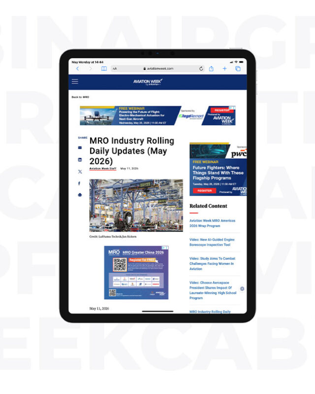 Cabinair Group - Aviation Week press release