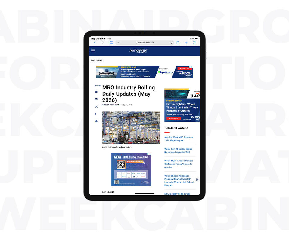 Cabinair Group - Aviation Week press release