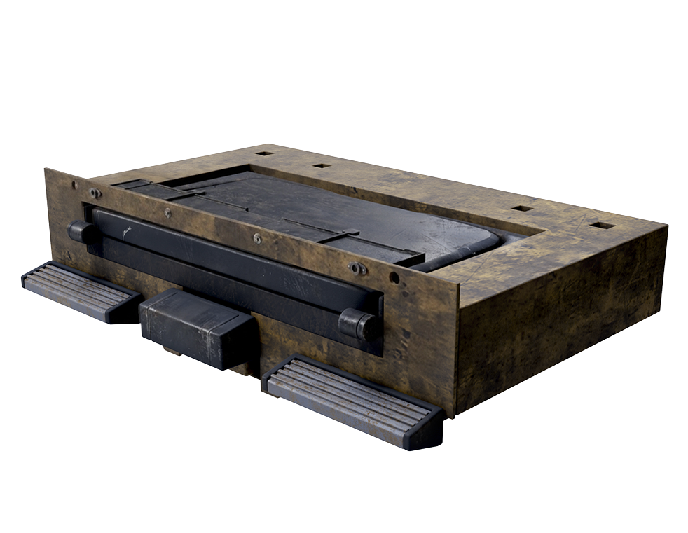 A320 Pilot table before repair